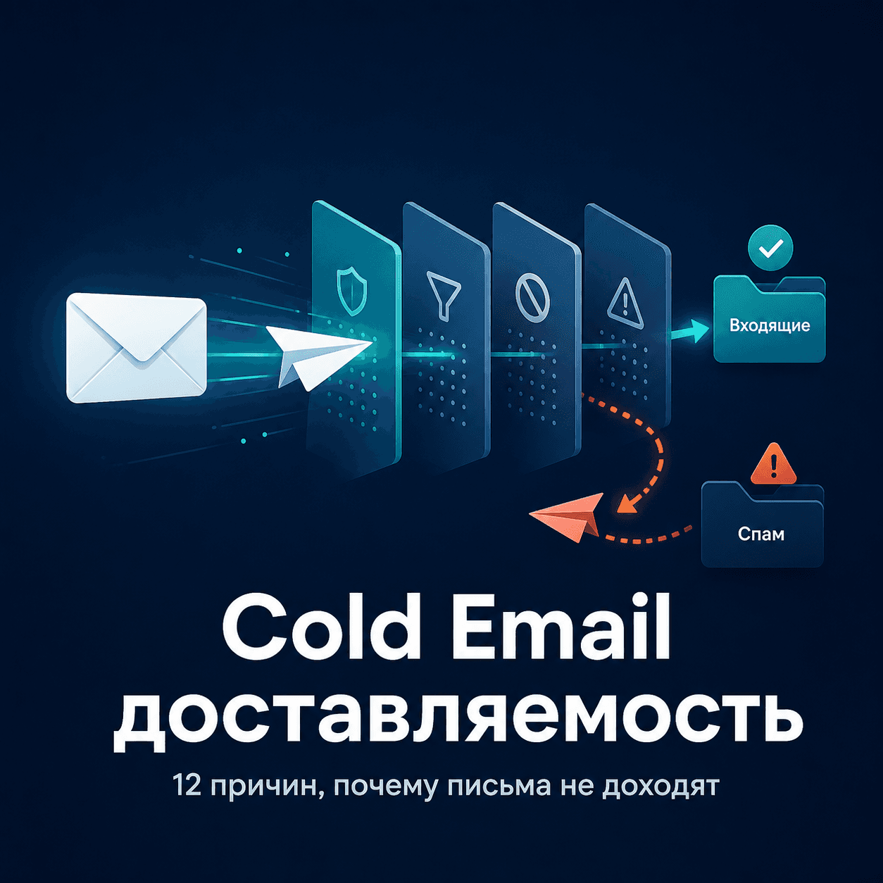 Cold Email доставляемость: 12 причин, почему письма не доходят