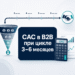 Как считать CAC в B2B, если цикл сделки 3–6 месяцев