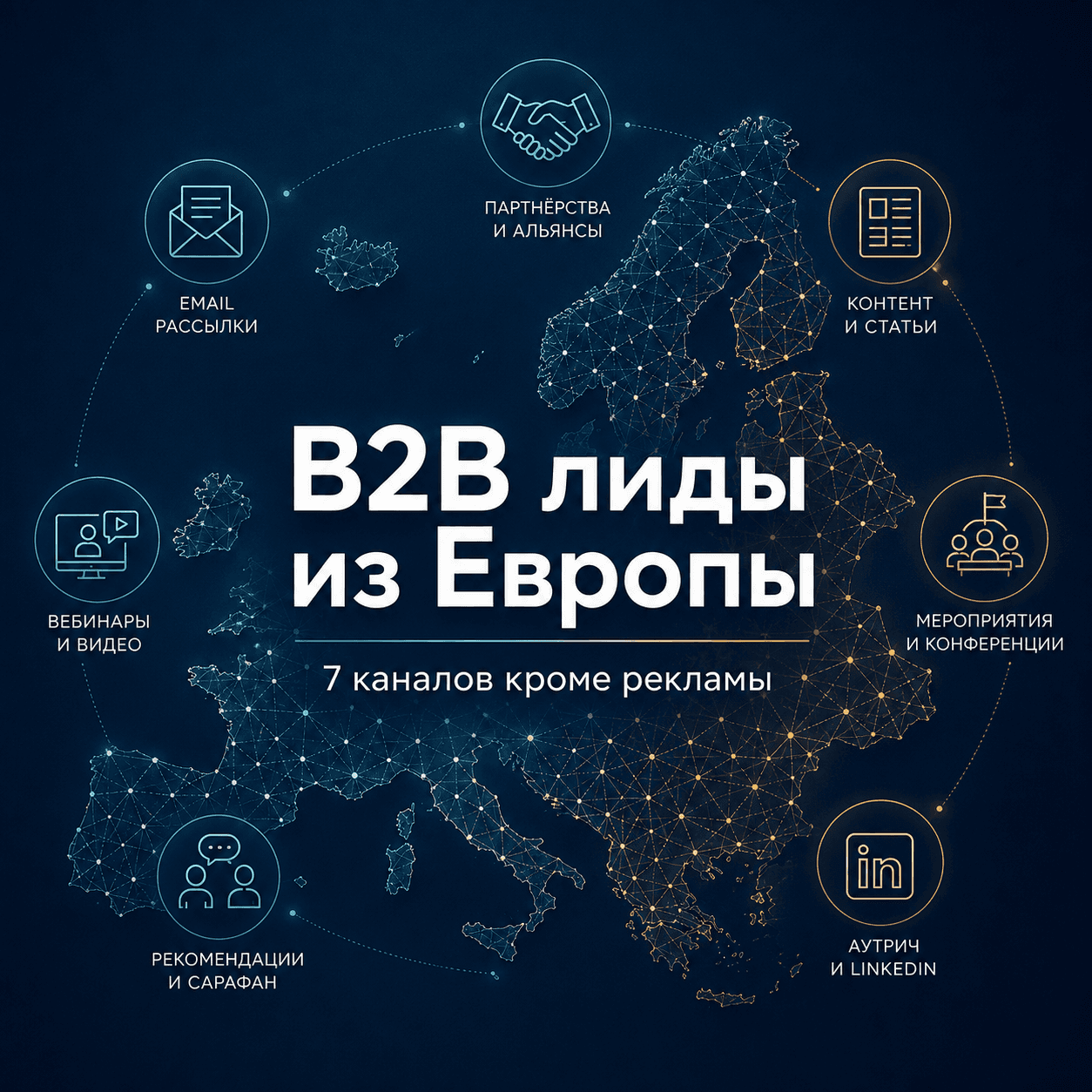 B2B лиды из Европы: 7 каналов кроме рекламы