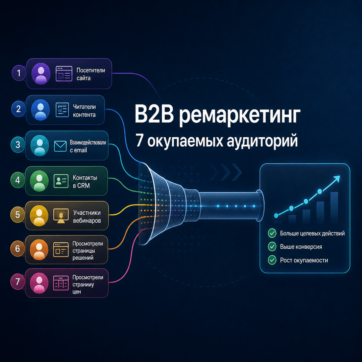 Ремаркетинг для B2B: 7 аудиторий, которые окупаются